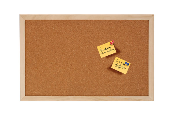 CORK BOARD 8MM 60X45CM INCLUDED MOUNTING