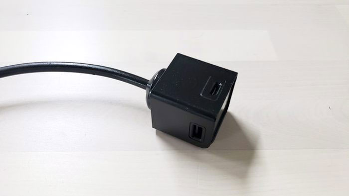 POWERCUBE 2X USB A+C UK BLACK 1.5M