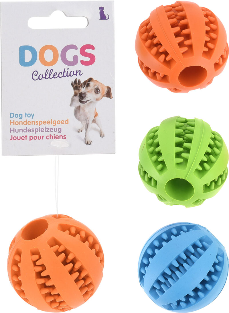 DOG TOY BALL RUBBER 5CM