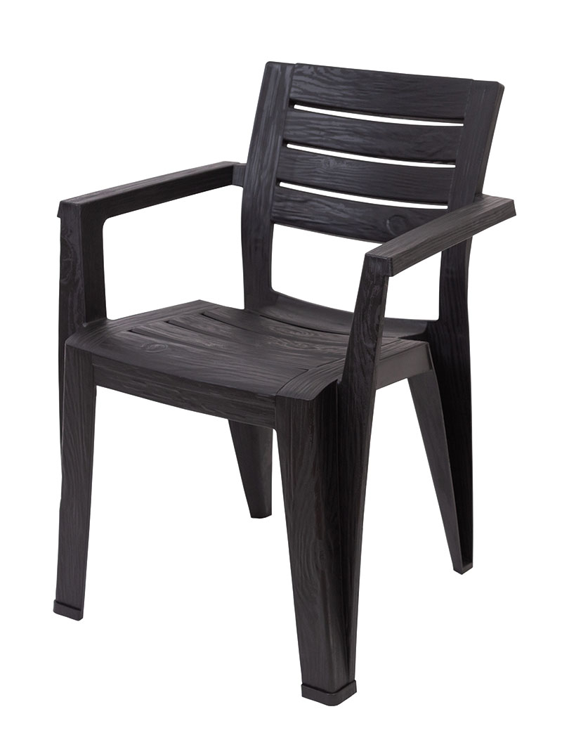TOOMAX LIDO OUTDOOR CHAIR - ANTHRACITE