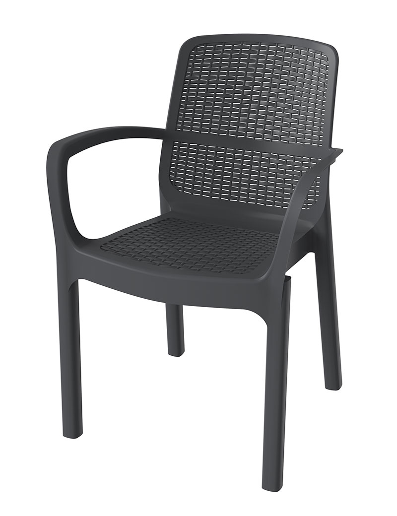 TOOMAX NUMANA OUTDOOR CHAIR 58X56,5X83CM - ANTHRACITE