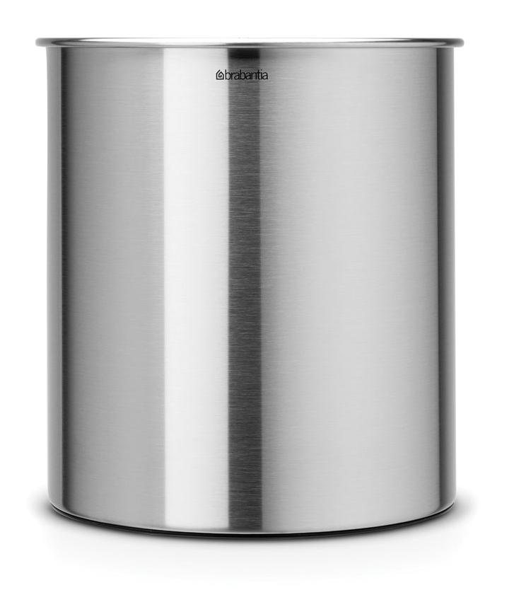 BRABANTIA WASTE PAPER BIN 7L 22X22X23.7CM - SILVER
