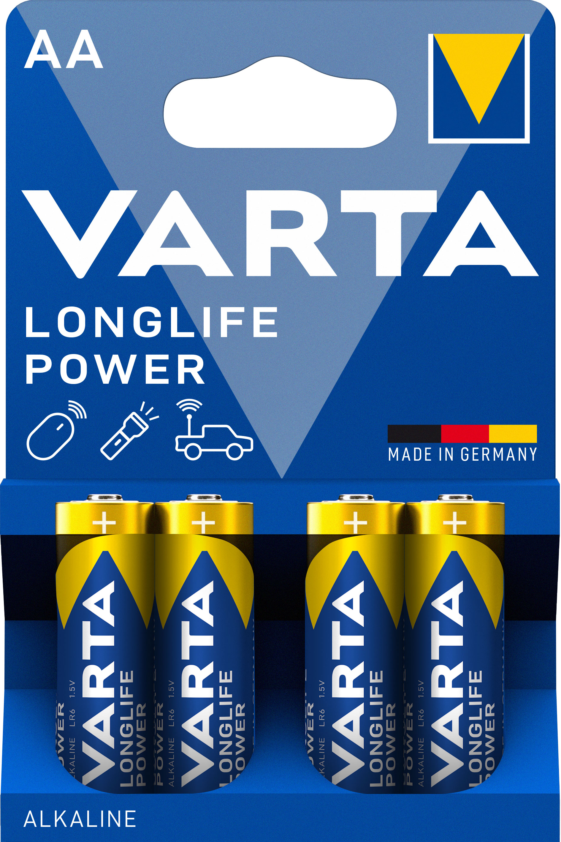 Varta Alkaline Aa Batteries 4 Pcs
