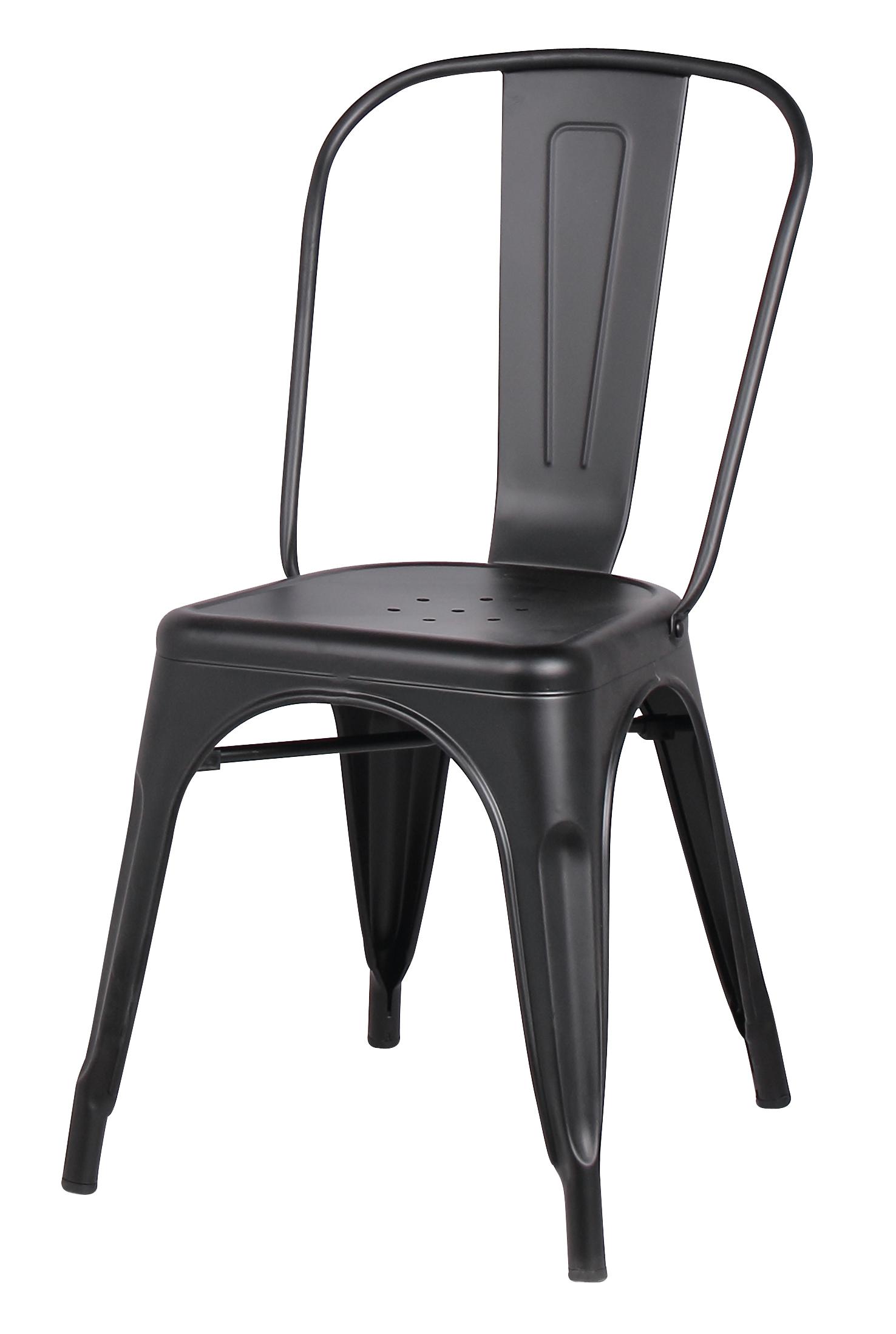 SUPERLIVING JONES METAL CHAIR 45X54X83.5CM - BLACK