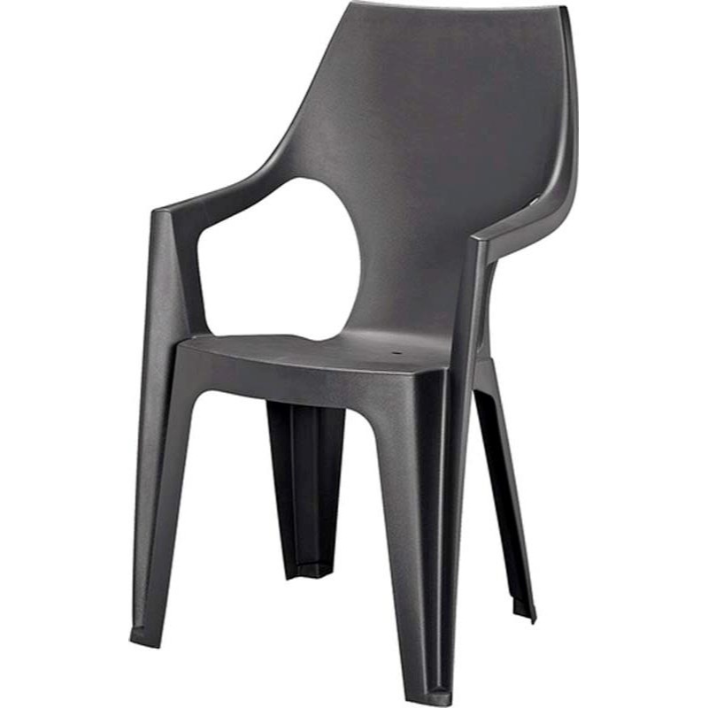 KETER DANTE OUTDOOR CHAIR  57X57X89CM - ANTHRACITE