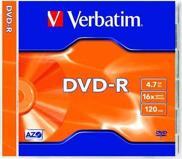 Verbatim Dvd-r Slim Box Single