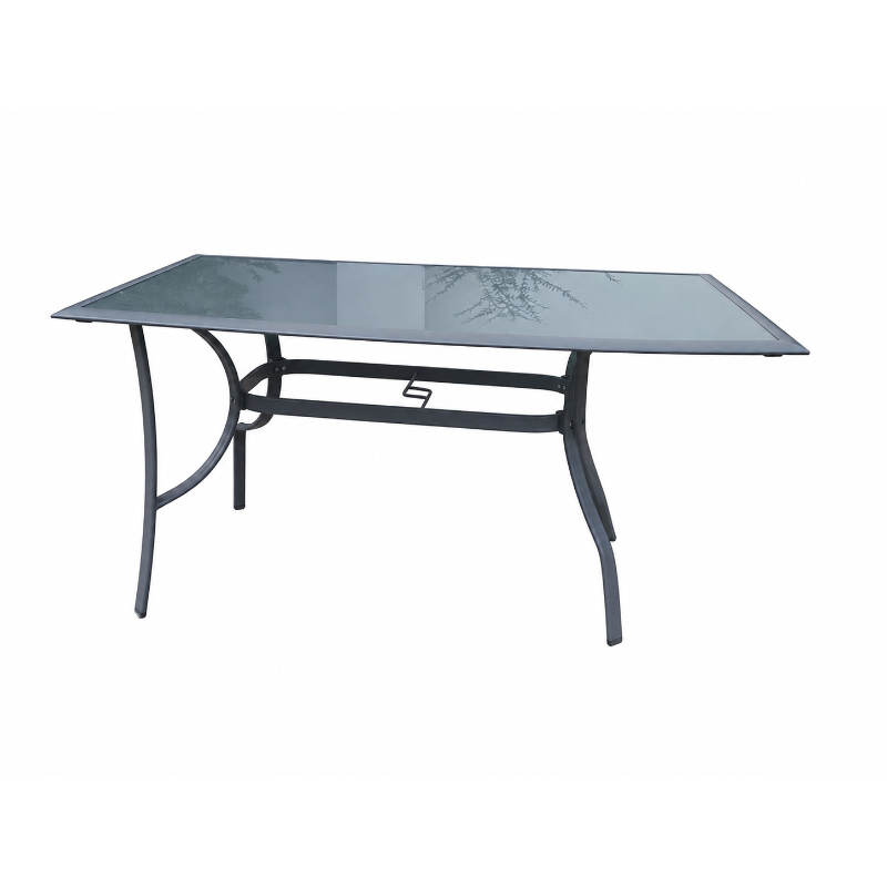 SOUTDOOR KENT OUTDOOR TABLE 150X90X71CM - GREY