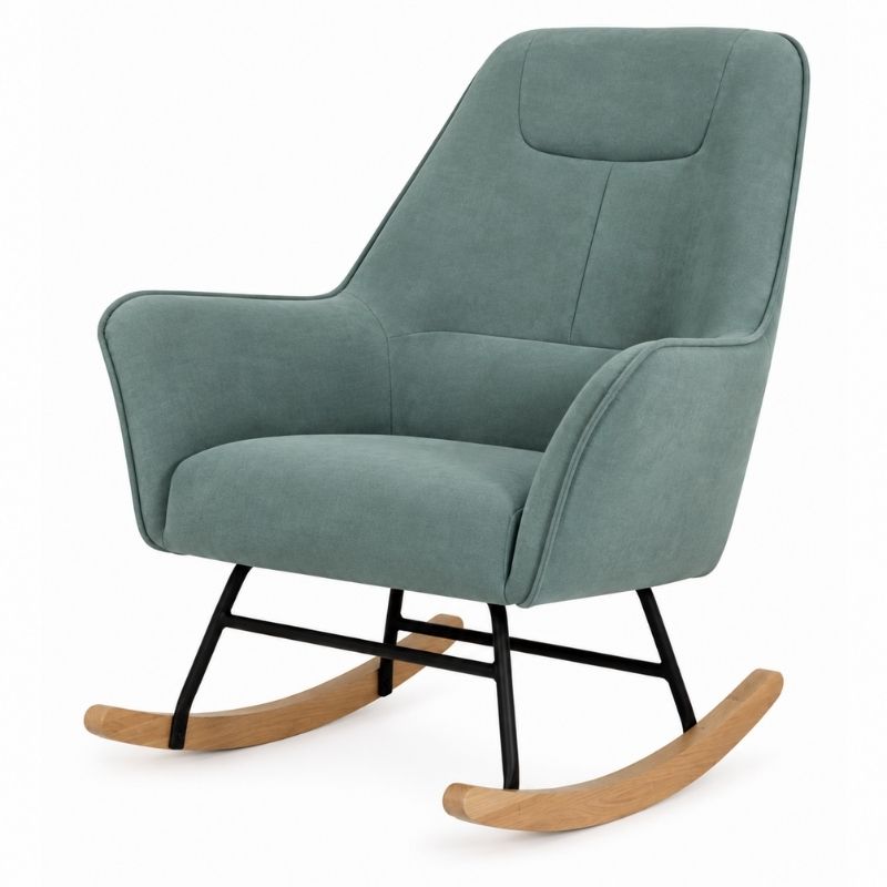 SUPERLIVING ROCK ROCKING ARMCHAIR 88X77X95CM - GREEN