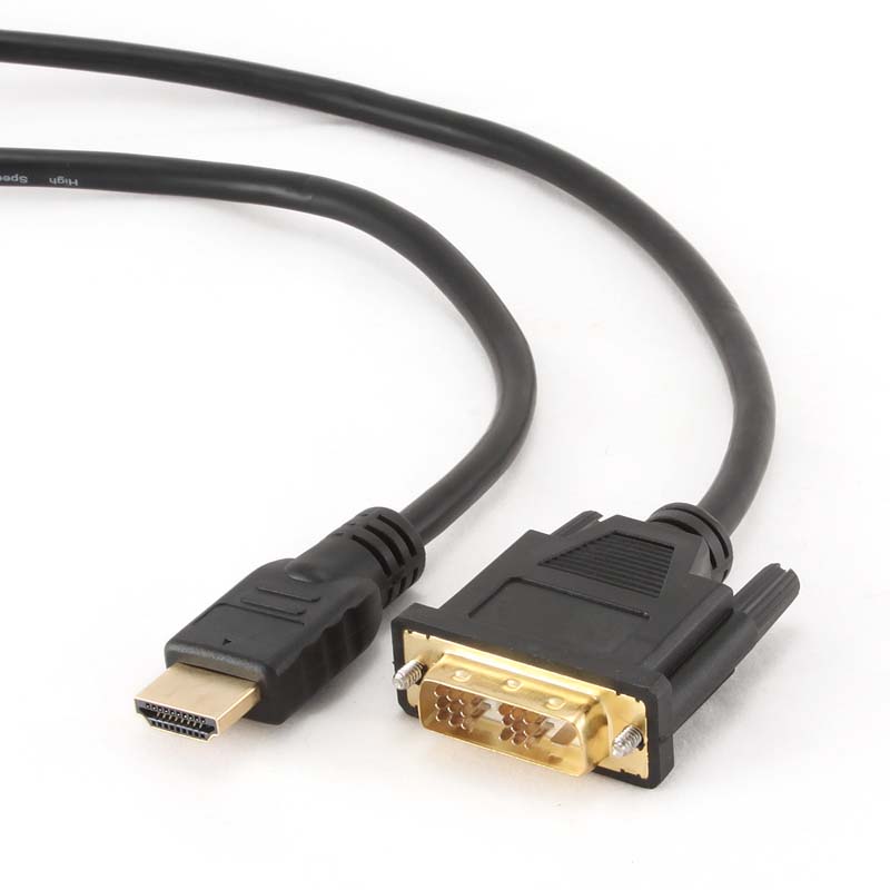 Gembird Europe B.V Gembird CC-HDMI-DVI-10 HDMI to DVI-D Single Link Cable 3 m Black