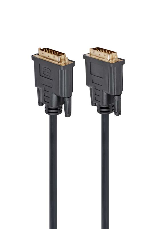 Gembird Europe B.V Cablexpert CC-DVI2-BK-15 DVI-D Dual Link Cable Male to Male 4.5 m Black