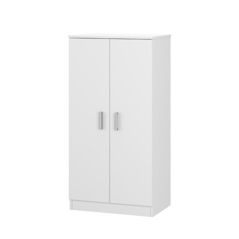 FORES ZAPATEROS SHOE CABINET 2 DOORS 108X55X36CM - WHITE