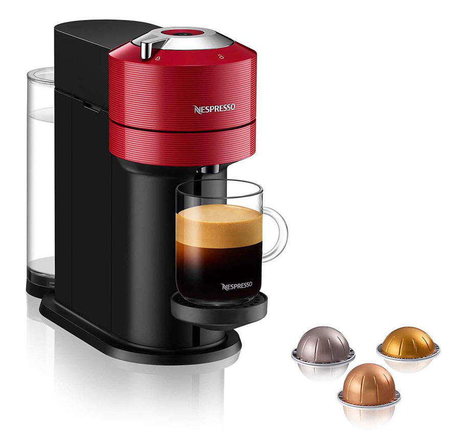 NESPRESSO VERTUO NEXT COFFEE MACHINE - CHERRY RED