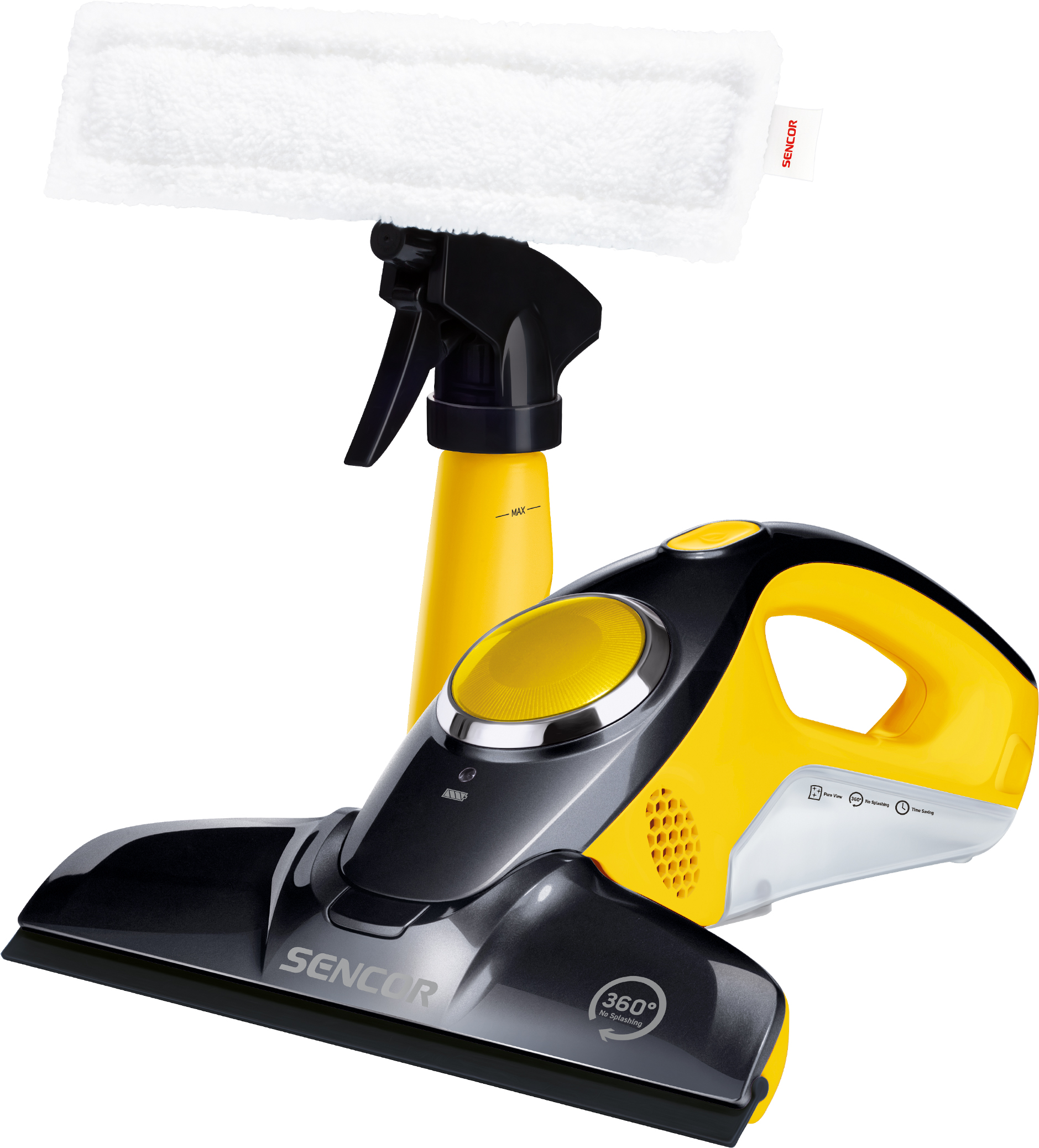 SENCOR SCW 3001YL WINDOW CLEANER SET - YELLOW