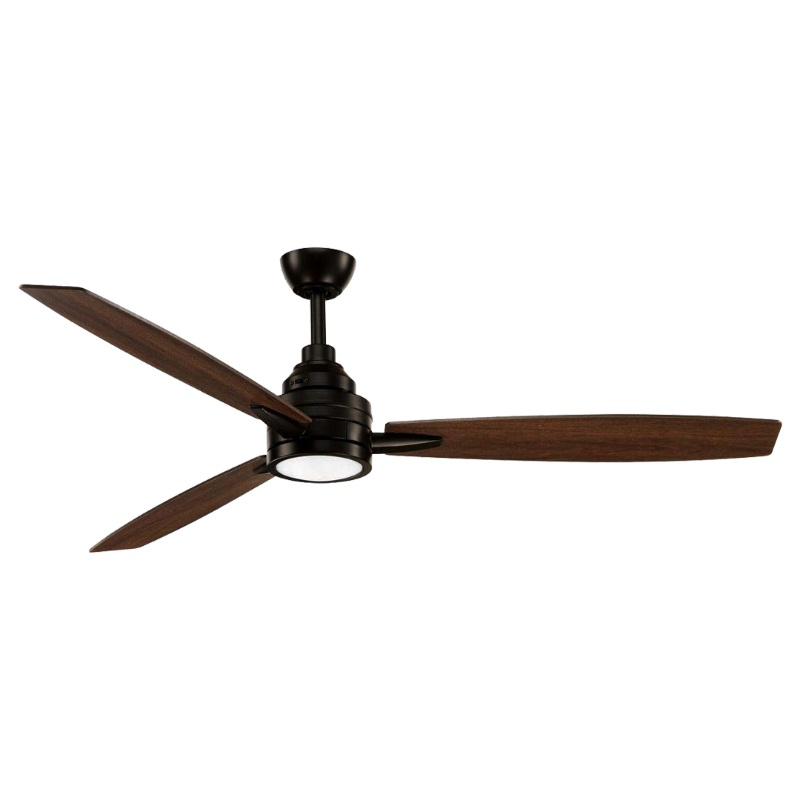 Sunlight Rio Ceiling Fan 3 Blades With Remote Control - Black