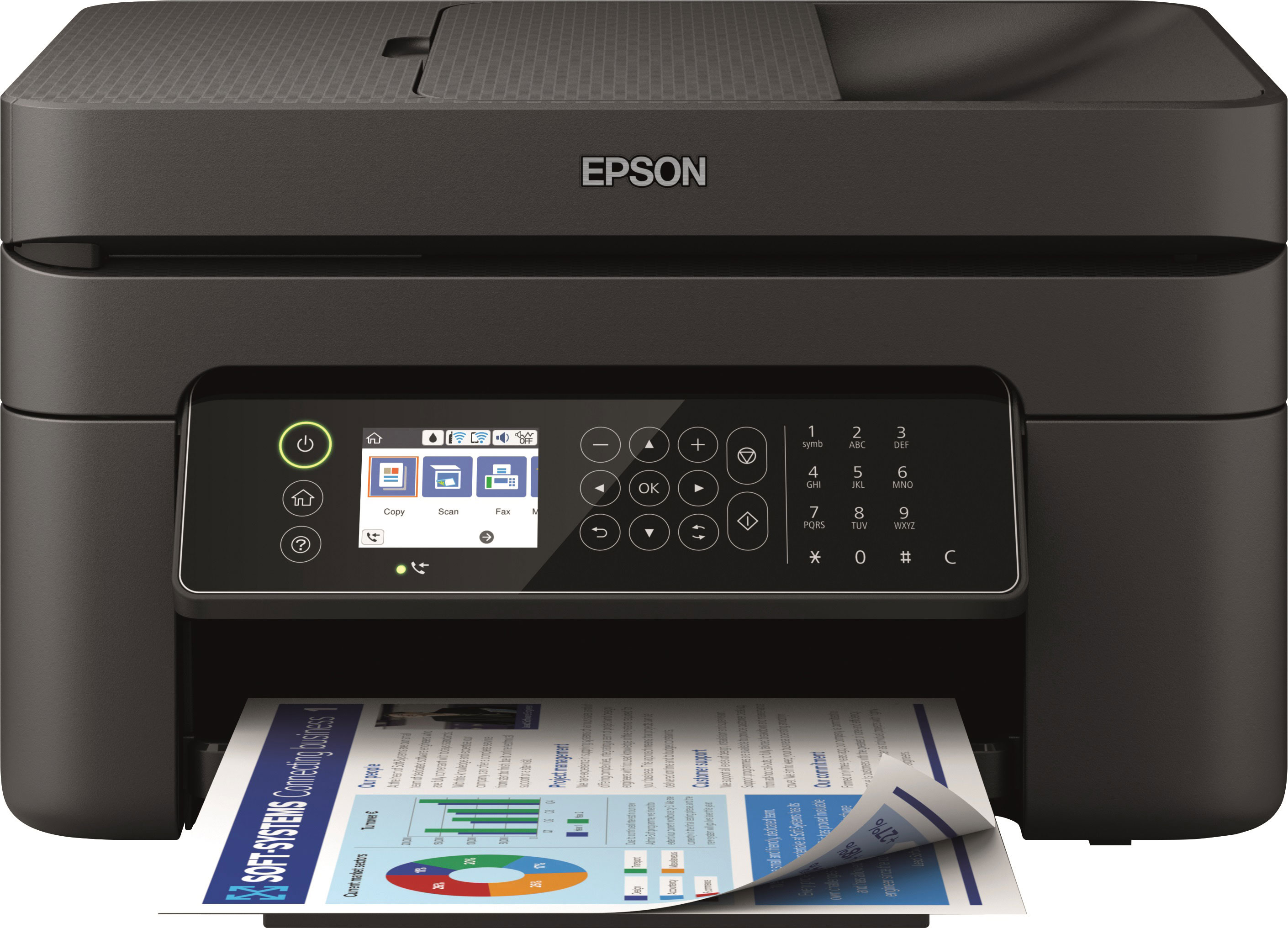 Epson Printer Inkjet Color Business WF-2870DWF A4 C11CG31404 (3)