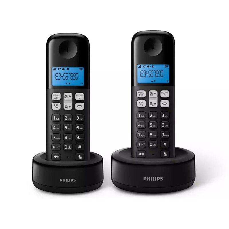 Philips Cordless phone Philips D1612B/GRS Duo Black