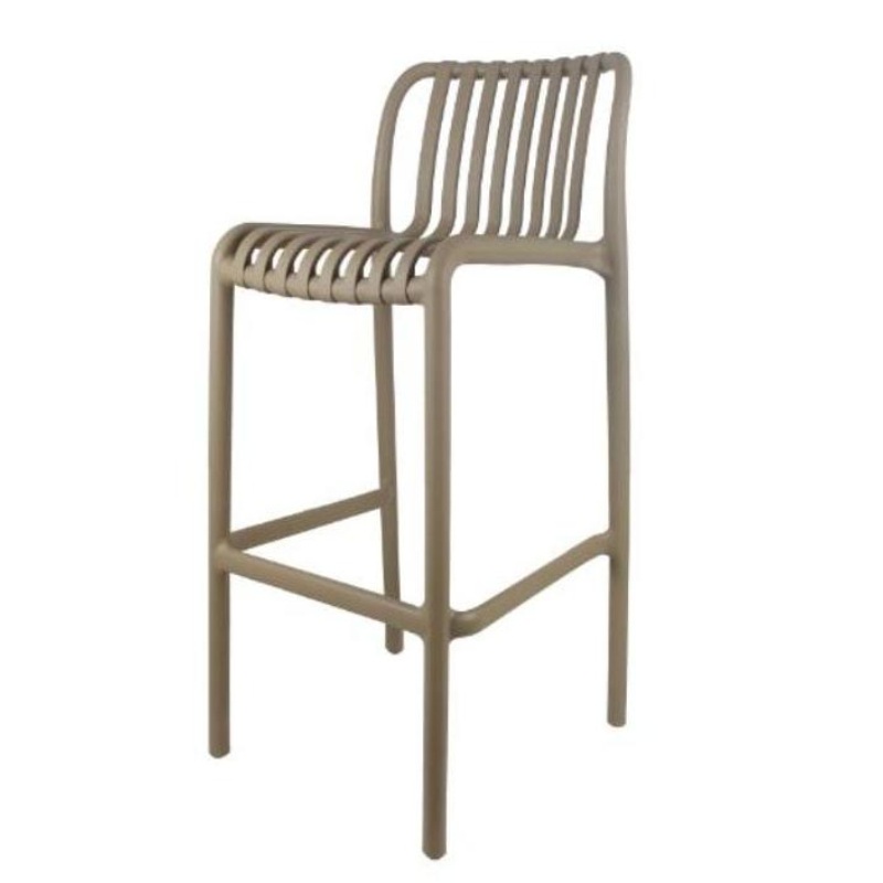 SOUTDOOR ANGELIC OUTDOOR STOOL 51X49.3X102CM - TAUPE