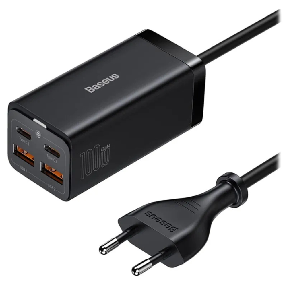 Baseus Charger Desktop 100W 2C+2U EU Black (4)