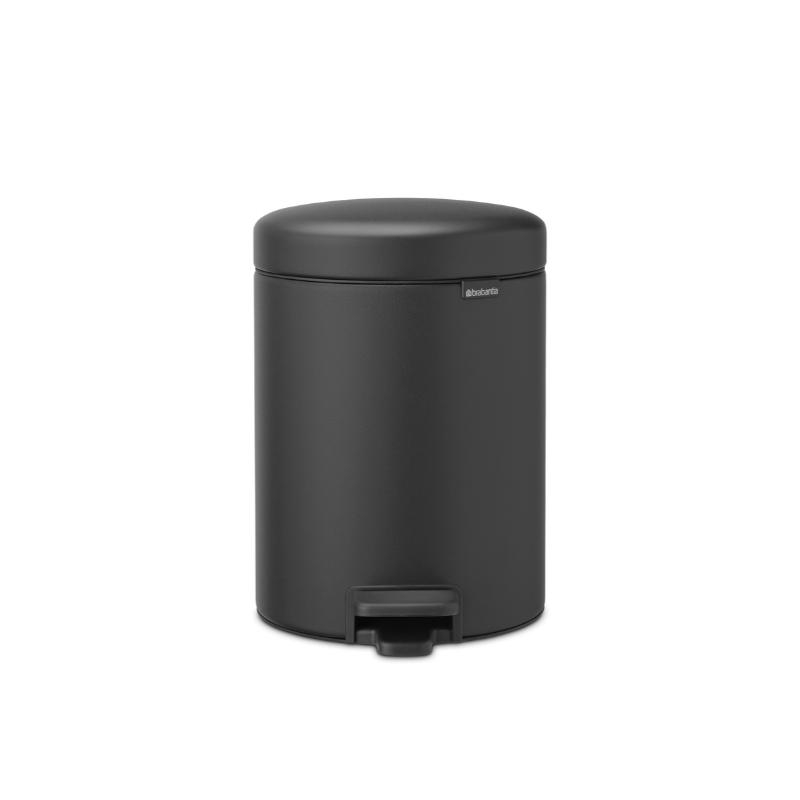 BRABANTIA  PEDAL BIN 5L - MINERAL GREY