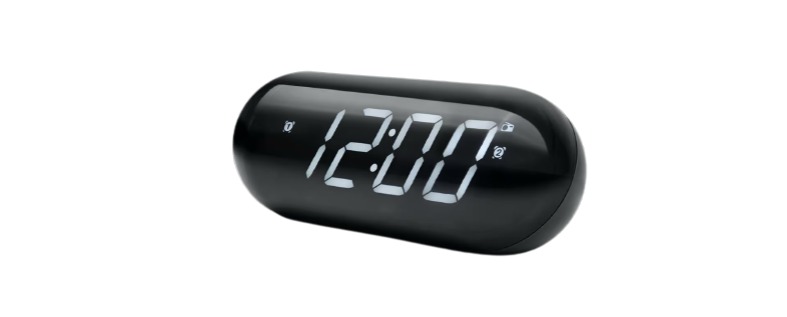 Muse Alarm + Radio - Black