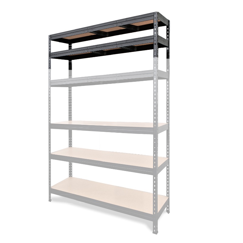 GΟODHOME TOP SHELF 165X60X46CM - BLACK