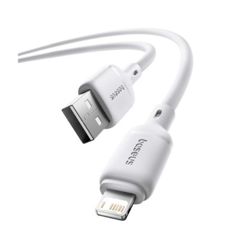 Baseus Cable Lightning to USB-A Silky Series 2.0m White (4)