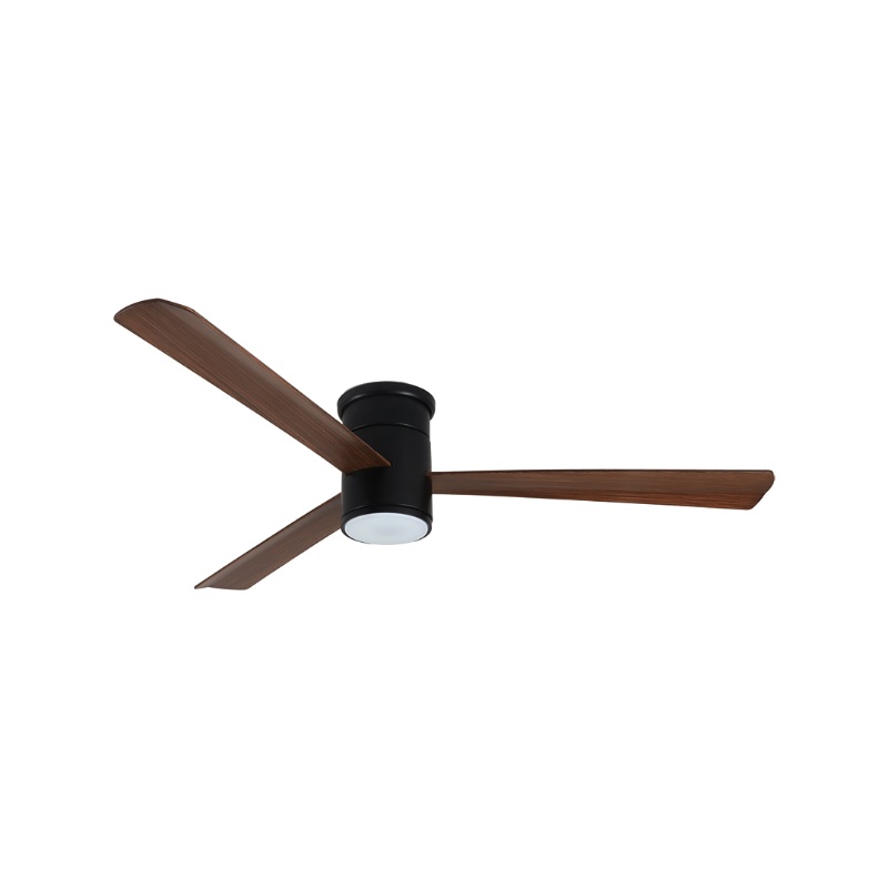 Sunlight Zen Ceiling Fan 3 Abs Blades With Remote Control - Dark Brown / Black