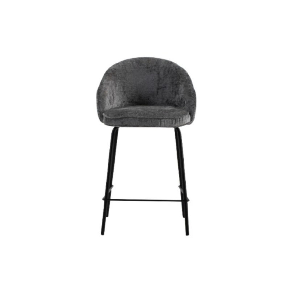 ELINA BAR STOOL SEAT 92X53.5X49CM - GREY