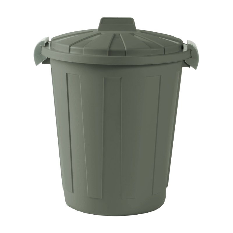 DEAHOME GARBAGE BIN WITH LID 45L - GREEN