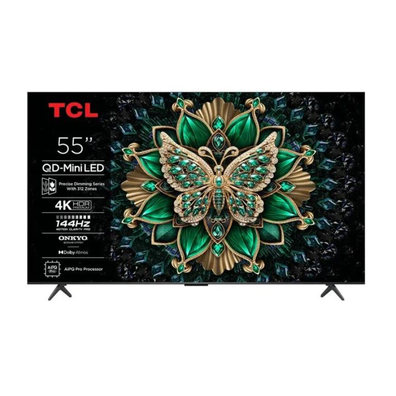 Tcl 55C6K QD-MINI LED 4K Google TV, 55″
