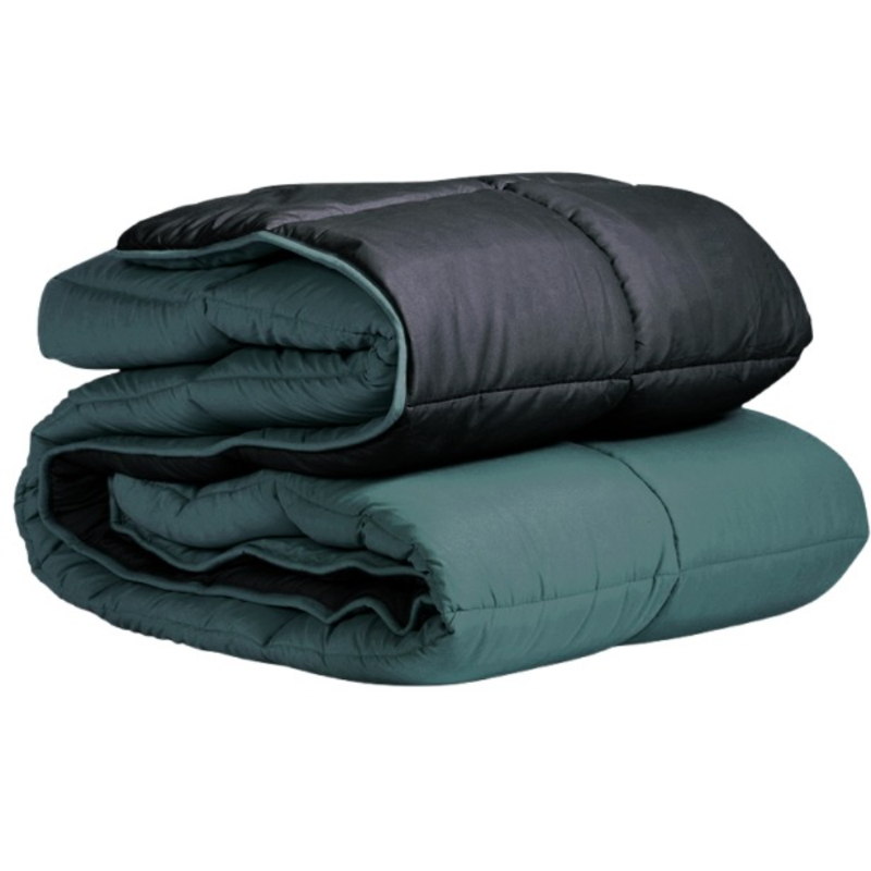 IONION BICOLOR MICROFIBER COMFORTER 250GSM 240X160CM - PETROL